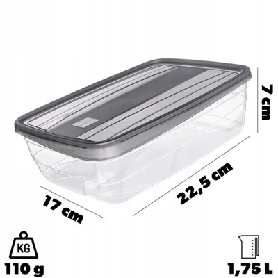 Posuda za hranu 1.75L siva VEDO CURVER