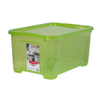 Box za odlaganje 14L zelena T-box