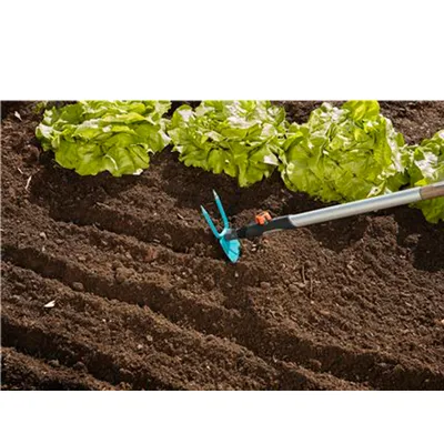 GARDENA Motika za vrt ravna 2 zubca Combisystem