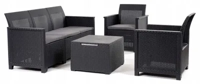 KETER vrtna garnitura trosjed box ELODIE