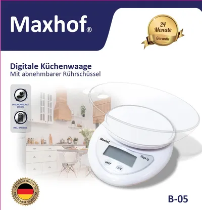 Maxhof Kuhinjska Vaga sa Posudom B-05
