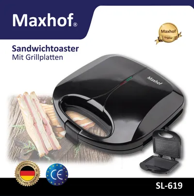 Maxhof SL-619 Sendvič toster