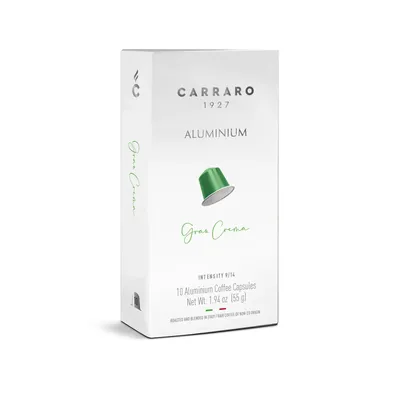 Nespresso kompatibilne ALUMINIJUMSKE kapsule CARRARO GRAN CREMA