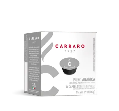 Lavazza a Modo Mio kompatibilne kapsule CARRARO PURO ARABICA