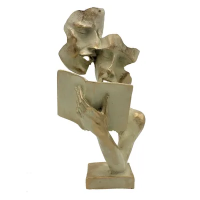 Figura dva lica sa knjigom 34 x 17 x 10 cm