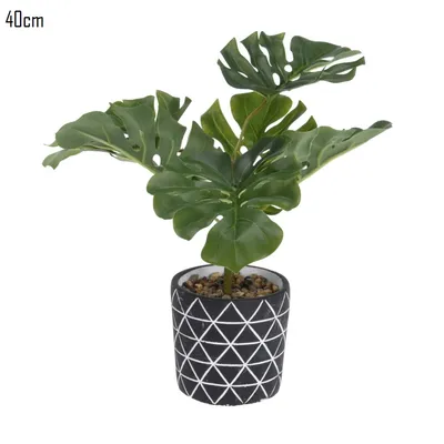 Vještačko cvijeće u saksiji filadendron 40 cm