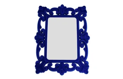 Barokno zidno ogledalo "Royal Blue" - Spoj klasike i odvažnog modernog dizajna