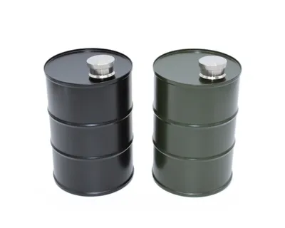 Ploska metalna u obliku bureta BARREL (530 ml)
