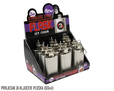Privjesak za ključeve ploska mini (60 ml) (1 kom)