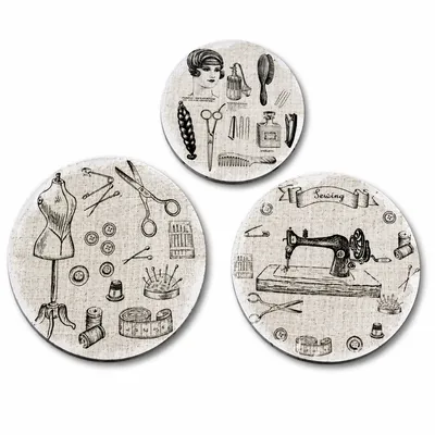 Slike okrugle set 3/1