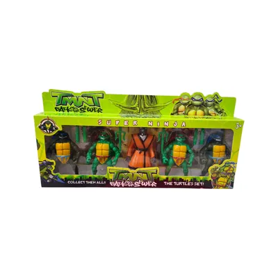 Set akcijskih figura – TMNT Super Ninja “Back to the Sewer”