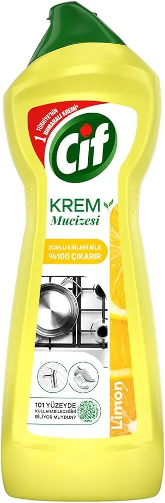 Cif Krem Sredstvo za Čišćenje Površina - Limun 750 ml