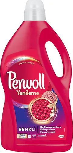 Perwoll Renew Tečni Deterdžent za Šarenu Odjeću - 3.96 L (72 pranja)