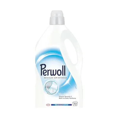 Perwoll Renew Tečni Deterdžent za Bijelo Rublje - 3.96 L (72 pranja)