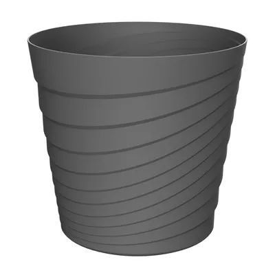Saksija TOSCANA 35 cm - Tamno siva