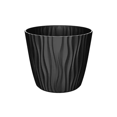 Saksija SAHARA 18 cm - Crna