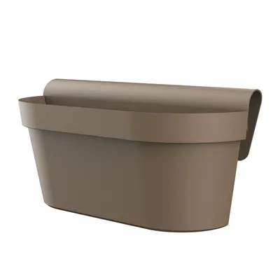 Žardinjera saksija sa nosačem 50 cm - Mokka