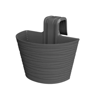 Žardinjera SIENA Mono 30 cm - Tamno siva