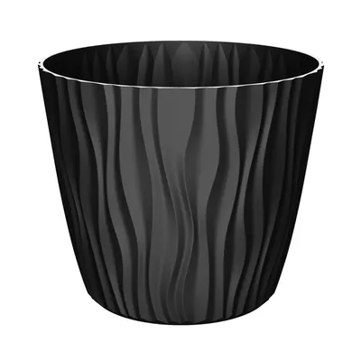Saksija SAHARA 35 cm - Crna