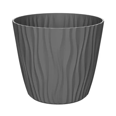 Saksija SARAHA 35 cm - Tamno siva