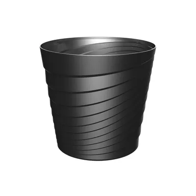 Saksija TOSCANA 18 cm - Crna