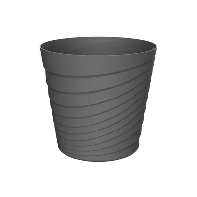 Saksija TOSCANA 18 cm - Tamno siva