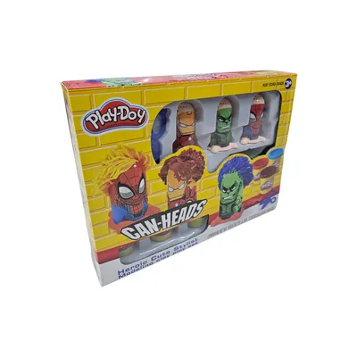Play-Doy Can-Heads – Heroic Cutz Stylist Set