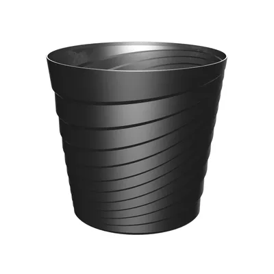 Saksija TOSCANA 22 cm - Crna