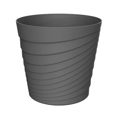 Saksija TOSCANA 30 cm - Tamno siva