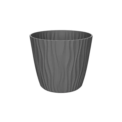 Saksija SAHARA 14 cm - Tamno siva