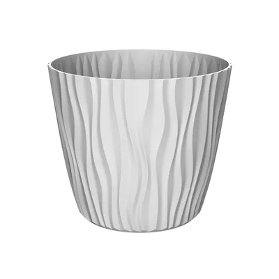 Saksija SAHARA 24 cm - Bijela