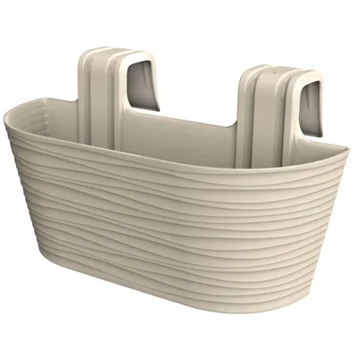 Žardinjera SIENA Duo 50 cm - Bež