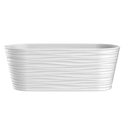 Saksija MODENA 50 cm - Bijela