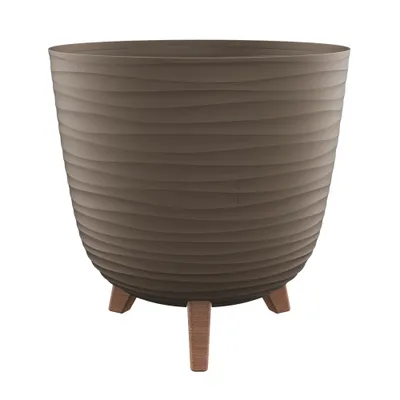 Saksija ANCONA sa nogicama 28 cm - Mokka