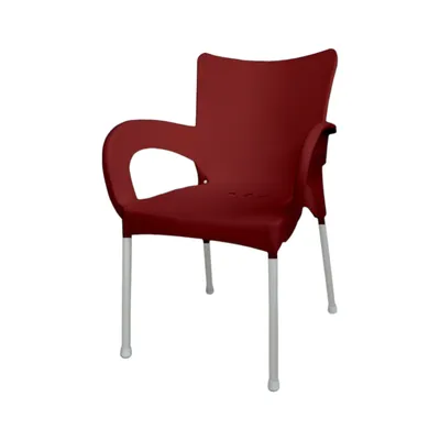 Stolica SMART sa Aluminijskim Nogama - BORDO