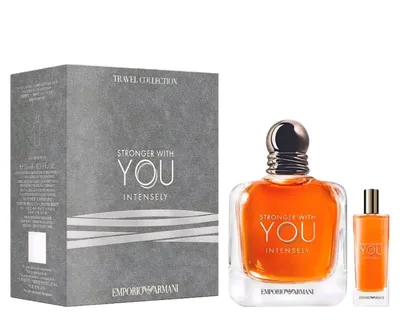 Giorgio Armani muški parfemski set Stronger With You Intensely, EDP, 100 ml + Mini, 10 ml