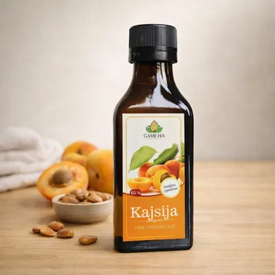 Ulje od kajsije hladno cijeđeno 100 ml - GAMEHA