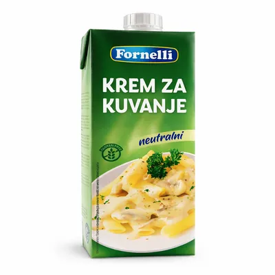 Fornelli vrhnje za kuvanje - neutralni krem, 1 L