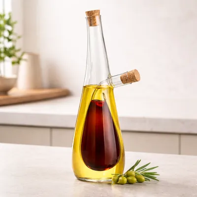 Previllage Boca za ulje 2u1 sa plutanim čepom 270 ml / 100 ml