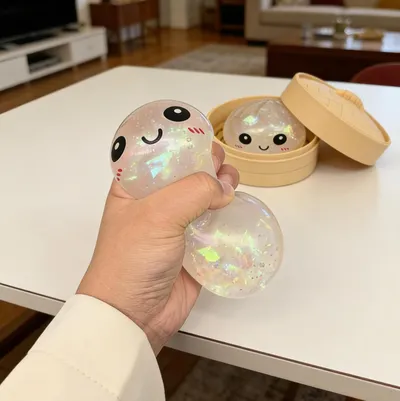 Mystery Dumpling Squishy - Mekana antistres igračka sa iznenađenjem