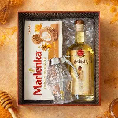 Medeni poklon set - Meduška, Marlenka i dozator