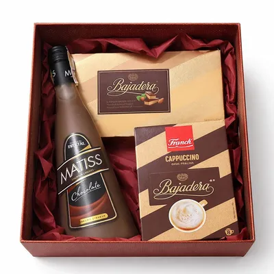 Deluxe Choco Poklon Set - Matiss liker, Bajadera i Cappuccino