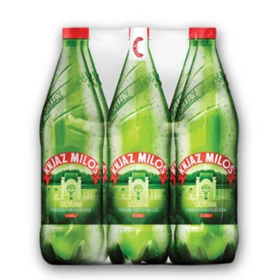 KNJAZ MILOŠ Gazirana prirodna mineralna voda 1.5L paket 6/1