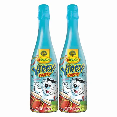 Yippy Party dječiji šampanjac grožđe 0,75 l, paket 2 kom