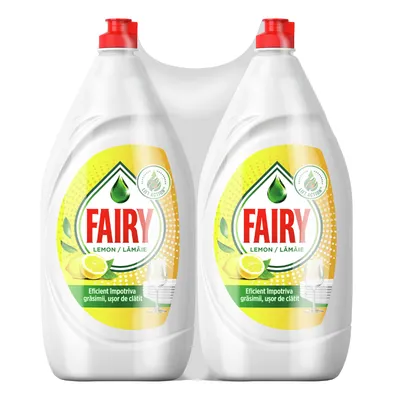 FAIRY deterdžent za pranje suđa Lemon 2×900 ml