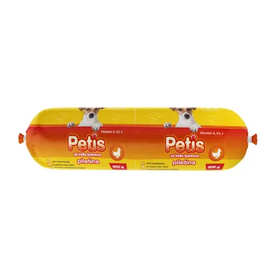 PETIS Salama za pse piletina 900g Paket 10/1
