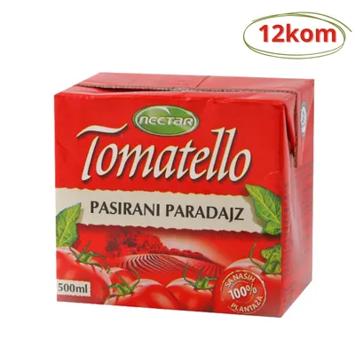 Nectar Tomatello pasirani paradajz 500 ml – paket 12 kom