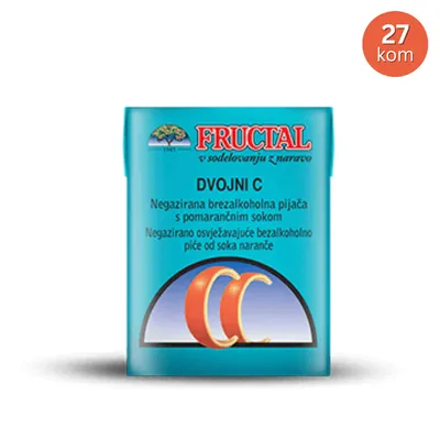 Fructal Dvojni C sok 0.2 L – paket 27 kom