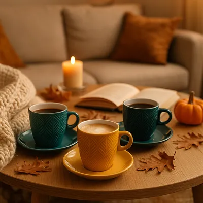 Tognana Maya set espresso šoljica sa tacnama – 6 kom (90 ml)