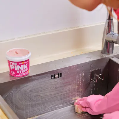 THE PINK STUFF 2u1 Čudesni Scrub set za tvrdokorne mrlje